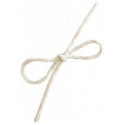 Oh Baby, Baby- Button Bow 01- White