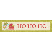 Christmas In July- CB- HO HO HO Wordart- Presents