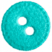 Christmas In July- Blue Felt Button