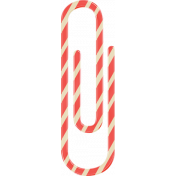 Christmas In July- Paperclip- White & Pink