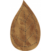 School Fun- Brown Paper Leaf