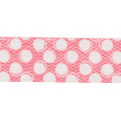 Summer Daydreams- Pink Polka Dot Straight Ribbon