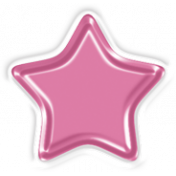 Spookalicious Pink Acrylic Star