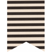 Spookalicious- Blacks & White Striped Tag