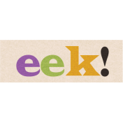 Spookalicious- EEK Wordart