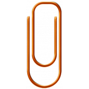 Orange Paper Clip 02