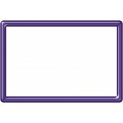 Purple Plastic Frame 4x6