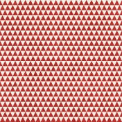 Geometric 23 Paper- Red & White