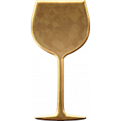 Gold Wine Glass