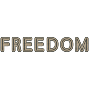 Freedom Word Art (Army)