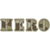 Army Hero Word Art