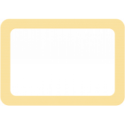 Yellow Cardboard Frame