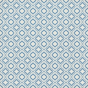 Quatrefoil 08 Paper- Blue & White