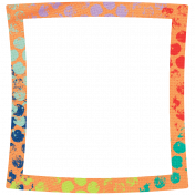 Challenged Warped Frame- Polka Dot