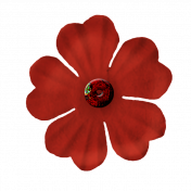 Paper Flower 2- Red