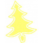 Christmas Cookies- Yellow Tree