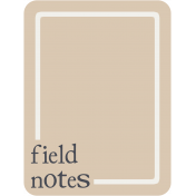 Berlin Field Notes Journal Card