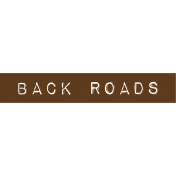 Cambodia Back Roads Label