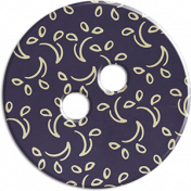 Cambodia Button- Navy