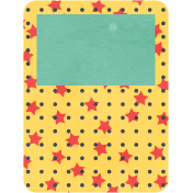 Cheer Journal Card- Yellow, Red & Green