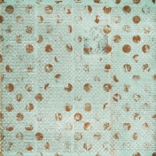 Malaysia Blue Distressed Polka Dot Paper