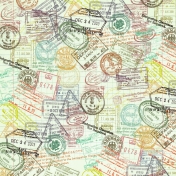Passport Stamp Paper
