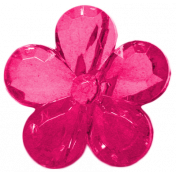 Pink Plastic Flower