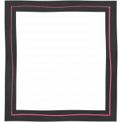 Frame Shape 50- Black & Pink