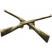 Khaki Scouts Medal Pin- Guns