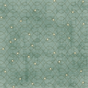 Argyle Buttons Paper- Green 19