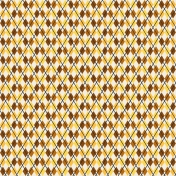 Boozy Beer Paper- Argyle Brown & Yellow