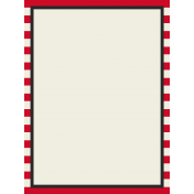 Move Journal Cards- Red Stripes