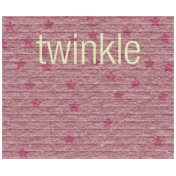 Reflection Twinkle Label