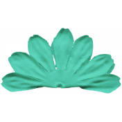 Thanksgiving Flower- Teal