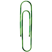 Brighten Up Paperclip- Green Stripes