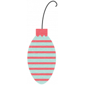 Deck The Halls- Ornament Striped