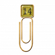 Gold Paper Clip