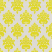 Lake District- Damask Paper- Strong Yellow