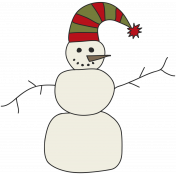 Winter Plaid- Snowman
