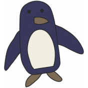 Winter Plaid- Penguin