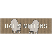 Winter Plaid Label- Hats & Mittens