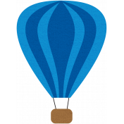Hot Air Balloon- Blue Balloon