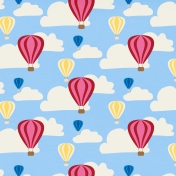 Hot Air Balloon- Balloon & Cloud Paper