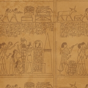 Egypt- Glyphs Paper- Brown