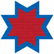 Egypt Scrap- Ohio Star Red & Blue