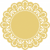 Doily 1- Yellow