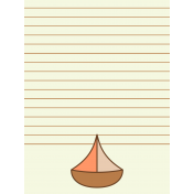 Oceanside Journal Cards- Sail Boat
