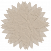 Tissue Paper Flower- gray