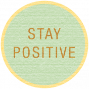 Sunshine & Lemons Label- Stay Positive