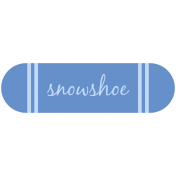 Snowshoe Label